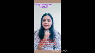 Why Kindergarten Matters #kindergarten #teachers #educators