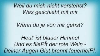 Roy Black - Was Geschieht Mit Mir Lyrics