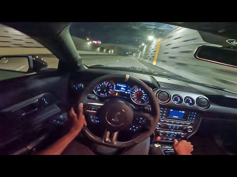 EPIC LATE NIGHT SHELBY GT350 POV DRIVE!! *RAW SOUND*