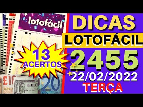 Lotofcil 2455. Dicas e Anlises para Hoje 22/02.