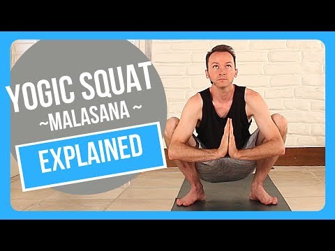 Yoga Squat Explained - How to do garland pose - Malasana