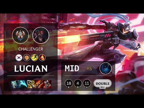 Lucian Mid vs Nocturne - KR Challenger Patch 11.5