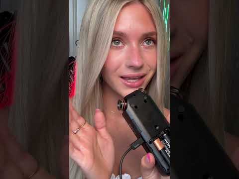 Testing new asmr microphone #asmr #visualtingle #asmrtriggers #tingles #triggersforsleep #asmrsound