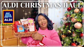 ALDI CHRISTMAS FOOD HAUL | Festive Food & Treats 🎄