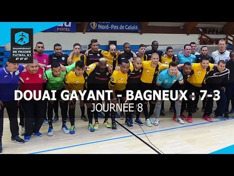 J8 : Douai Gayant - Bagneux Futsal (7-3), le résumé