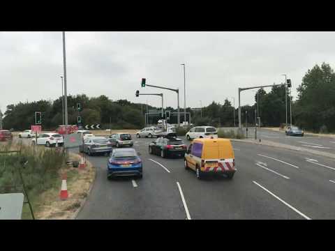 Full Route Visual | Arriva Leicester 104 - Leicester to Thorpe Astley | 4753 (FJ06 ZSY)