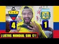 | ECUADOR (4) VS ARGENTINA (1) | REACCIÓN HINCHA | SUDAMERICANO SUB 17 | 14/4/19