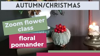 Floral pomander