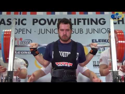 Men Open, 93 kg - European Classic Powerlifting Championships 2017