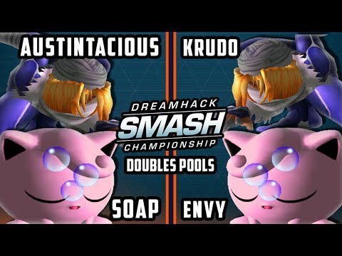 DHATL 17 Melee - Austintacious & Soap Vs. Krudo & Envy - Doubles Pools - SSBM