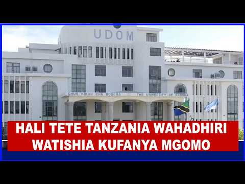 BREAKING: MGOMO WA WAFANYAKAZI NCHINI TANZANIA UNANUKIA BAADA YA KUKAMATWA KWA MHADHIRI WA UDOM