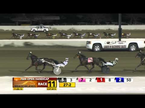 Meadowlands February 27, 2015 - Race 11 - Inittowinafortune