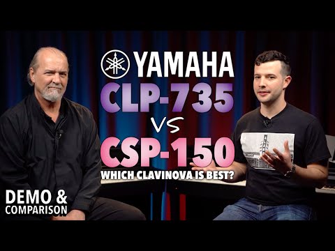 Yamaha CLP-735 vs CSP-150 - Clavinova Comparison & DEMO