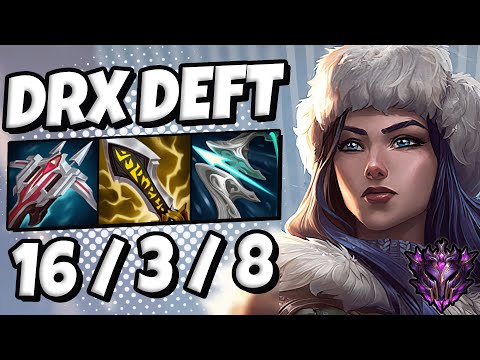 Deft Caitlyn vs Kalista [ ADC ] Patch 11.23 Ranked Korea ✅