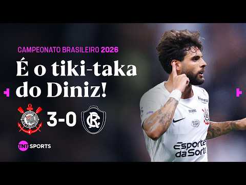YURI ALBERTO CRAVA, KAIO CÉSAR JOGA MUITO E TIMÃO ATROPELA! CORINTHIANS 3X0 REMO