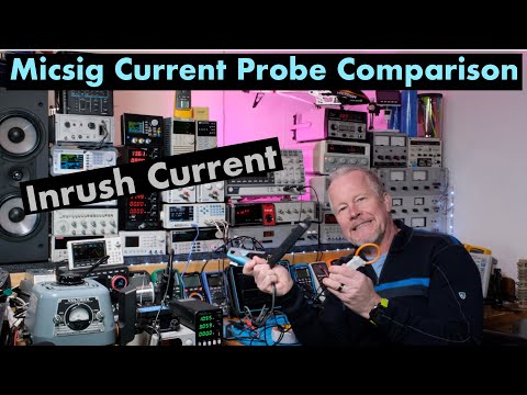 Inrush Current comparing 3 Micsig Current Probes