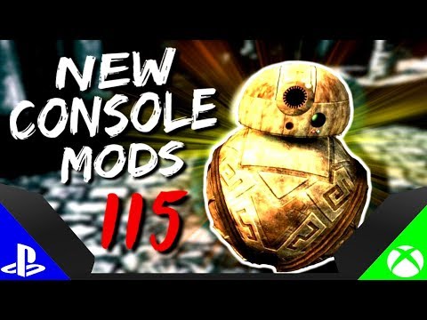 Skyrim Special Edition: ▶️5 BRAND NEW CONSOLE MODS◀️ #115 (PS4/XB1/PC)