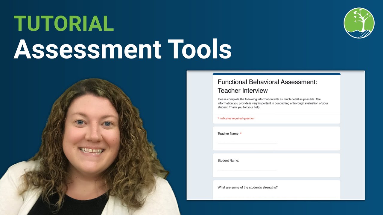 Assessment Tools (SpEd Tutorial)