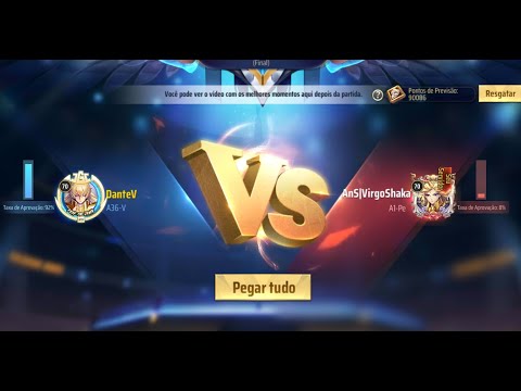 🔴GRANDE FINAL JAMIEL! DANTE VS VIRGOSHAKA  - SAINT SEIYA AWAKENING