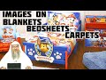 Images or Cartoons on blankets, bedsheets, carpets etc, is it permissible in islam? Assim al hakeem