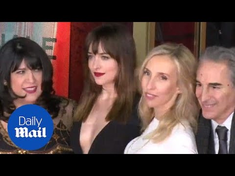 Stars of Fifty Shades of Grey delight fans at premiere in Berlin - Daily Mail