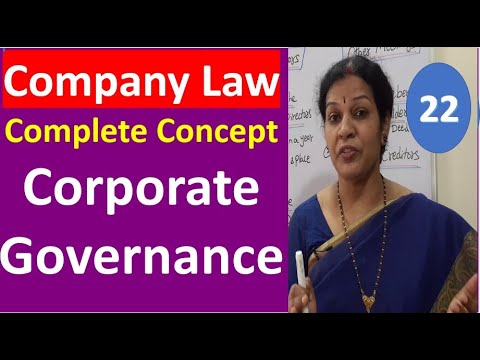 22. "Complete Concept of Corporate Governance" - Company Law Subject