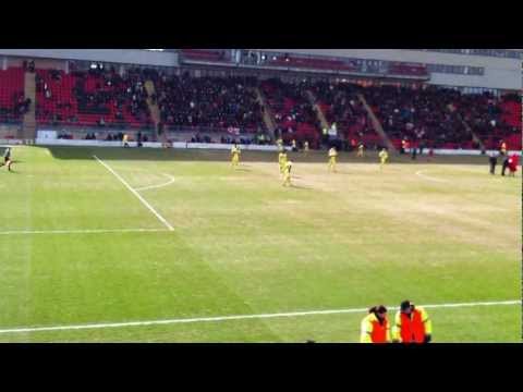 Leyton Orient v Bury - 1/4/13 -Players Entry - In With The Bury Fans