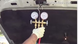 Ford AC Check - Gauge Readings