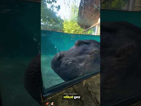 Why Can’t Hippos Swim? The Surprising Truth 🦛#shorts
