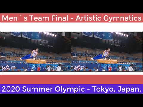 David Belyavskiy / ROC / Pommel Horse/ Team Final AG - Olympic Games Tokyo 2020 #olympics