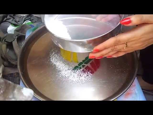 Beautiful rangoli design on water by Pari