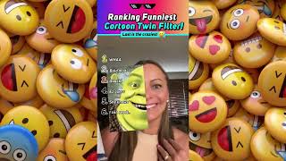 Ranking Funniest Cartoon Twin Filter!