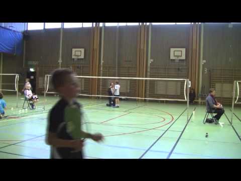 Kapaslaget 2010 - Colin ifrån Halmstad Badminton mot Simon ifrån ABC