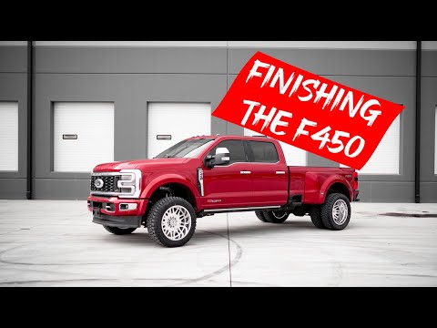 STRYKER leveling kit and DDC wheels installed on the F450