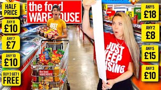 WOW! WE BOUGHT ALL OFFERS AT THE FOOD WAREHOUSE! HUGE SAVINGS!