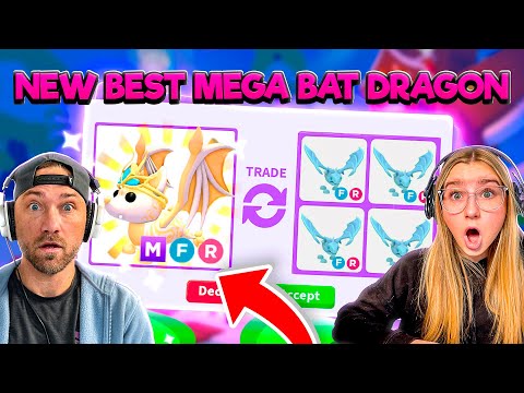 Cammy's MEGA FAIRY BAT DRAGON Trade is INSANE! Adopt Me