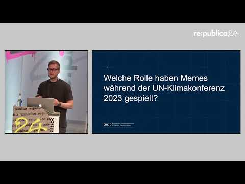 Video Thumbnail: [EN] re:publica 2024: Simon Lübke - Humor in der Klimakrise: ...