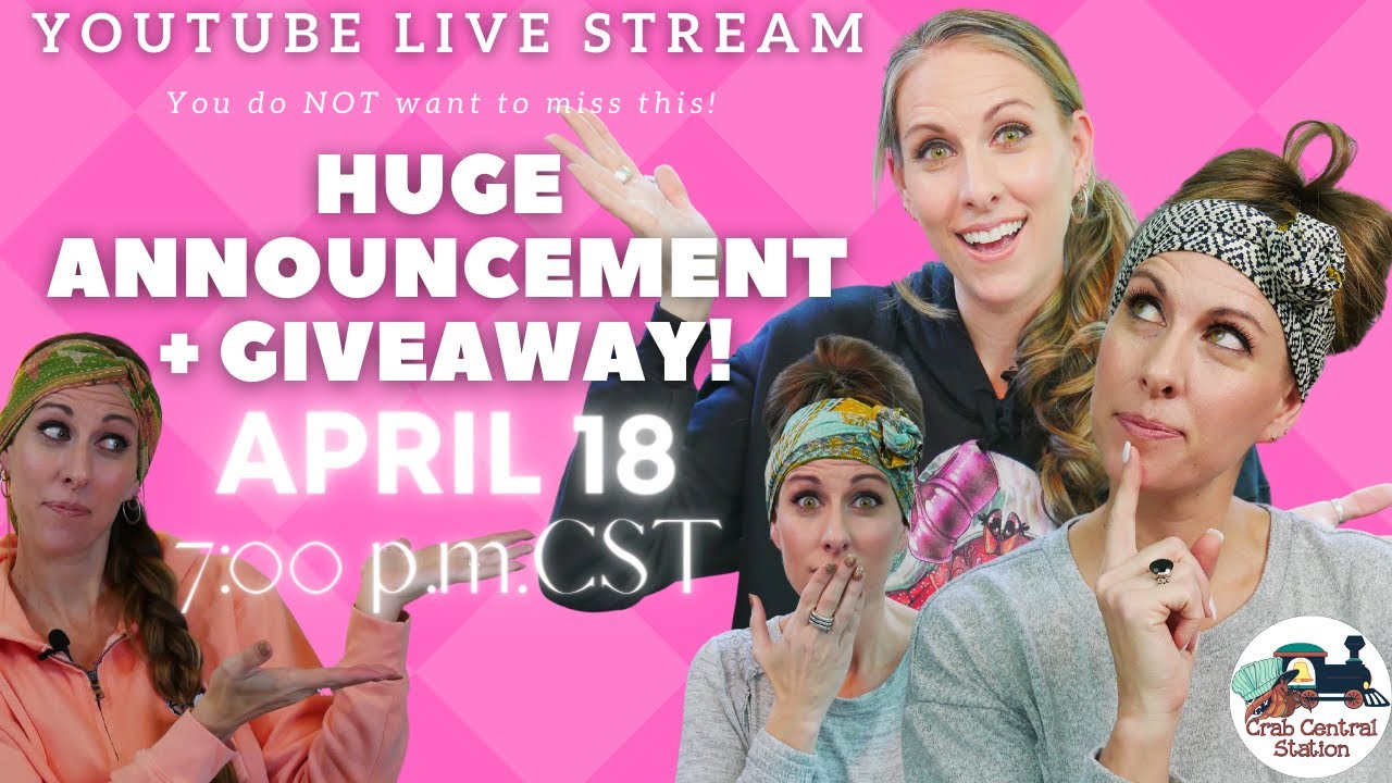 Huge Announcement and GIVEAWAY! | By Crab Central Station