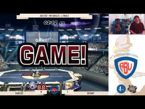 ABU 007 - Mario is Top Tier: Dabozee (Sheik, MK) Vs. Defiant (Peach) - PM Loser's Finals