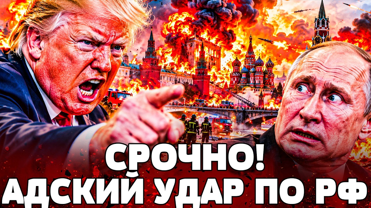 🤯СЕЙЧАС! ТРАМП ЖЕСТОКО НАКИНУЛСЯ НА ПУТИНА! АМЕРИКАНЦЫ ИДУТ ДО КОНЦА: КОНЕЦ 