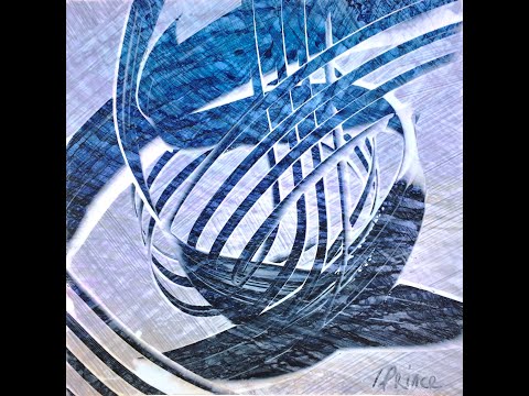 The Gordian Knot «Scratch Art Technique» abstract painting Demonstration