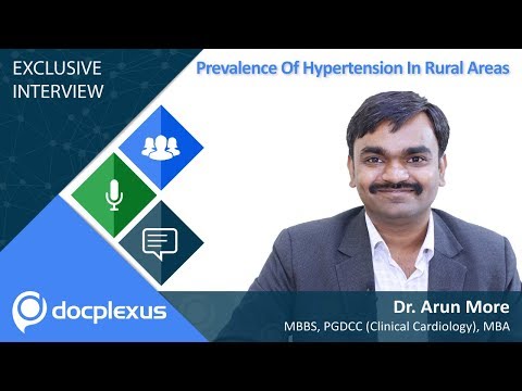 Dr. Arun More Talks About “Prevalence Of Hypertension In Rural Areas”