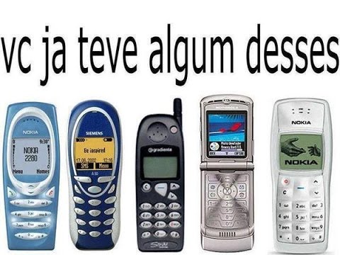 Celular antigo Anos 90 Classicos Celulares Antigos Nostalgia 2000