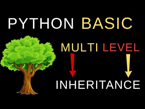 Lecture 62 Multi Level Inheritance In Python Python Beginner Course