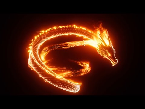 3D Hologram: The Majestic Dragon and the Lotus Bloom