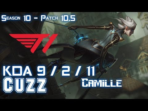 T1 Cuzz CAMILLE vs ELISE Jungle - Patch 10.5 KR Ranked
