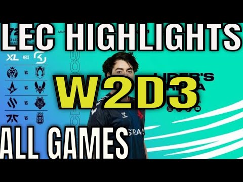 LEC SPRING 2023 W2D3 Highlights ALL GAMES - XL vs SK - MAD vs TH, VIT vs AST, G2 vs BDS, FNC vs KOI