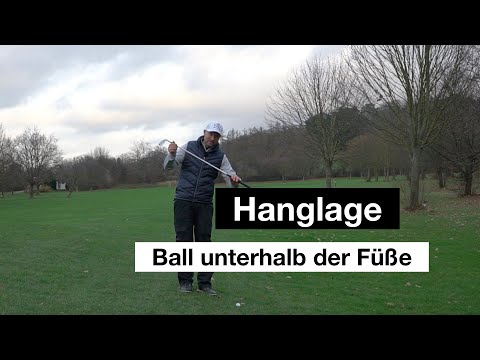 Wichtige Tipps zur Hanglage Ball unterhalb der Füße