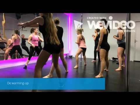 Sportief paaldansen promo (voorbeeld)