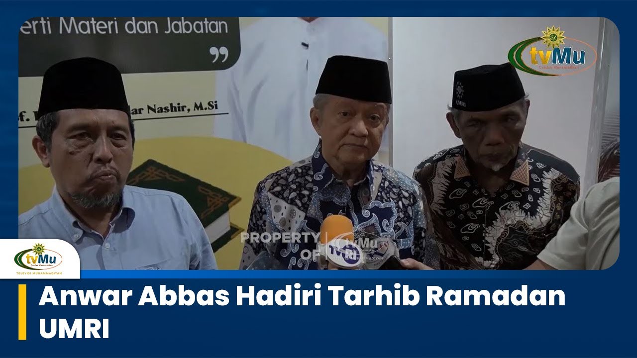 UMRI Gelar Tarhib Ramadhan 1446 H Bersama Anwar Abbas